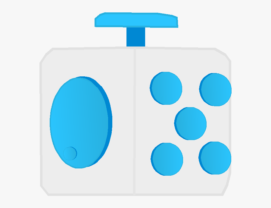 Fidget Cube Body - Circle, Transparent Clipart