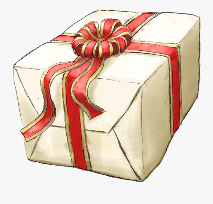 Transparent Christmas Present Bow Png - Gift, Transparent Clipart