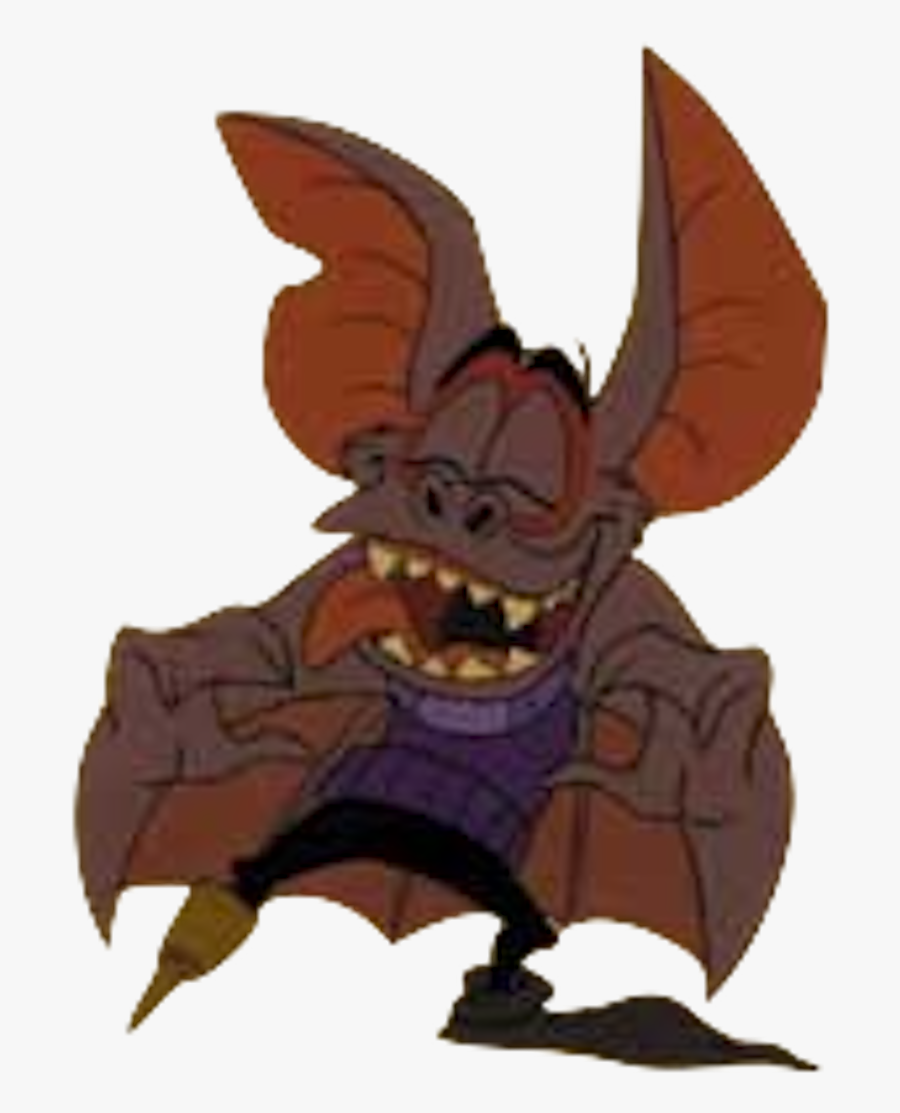 Fidget The Bat - Fidget The Great Mouse Detective, Transparent Clipart