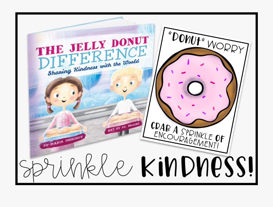Jelly Donut Difference, Transparent Clipart