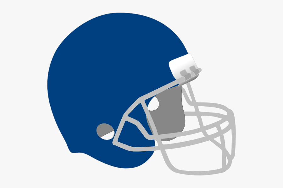 Clip Art Blue Football Helmet Clipart - Dark Blue Football Helmet, Transparent Clipart