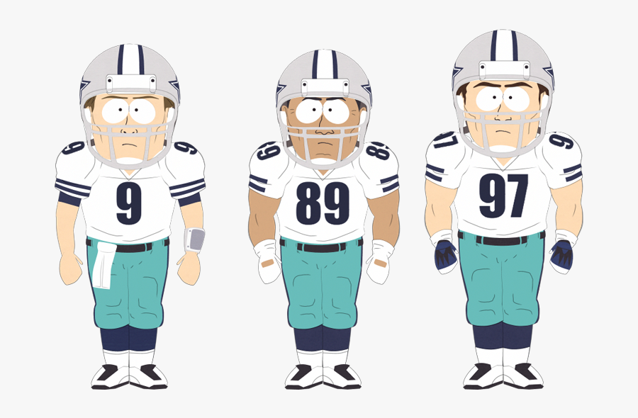 Clipart Football Cowboy - South Park Football Players, Transparent Clipart