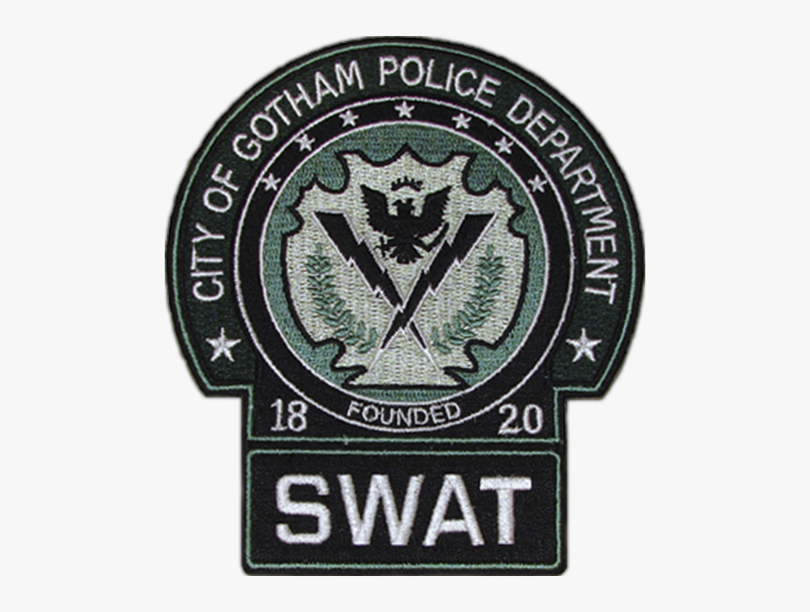 Transparent Swat Logo Png - Gotham City Police Swat Patch, Transparent Clipart