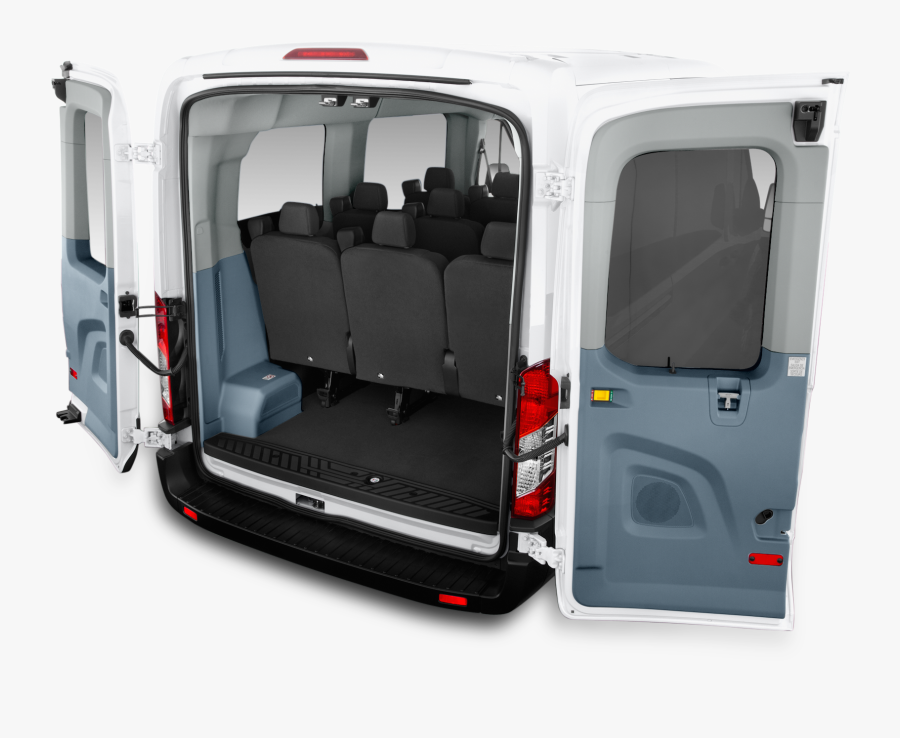 Car Trunk Clipart 15 Passenger Van - Compact Van, Transparent Clipart