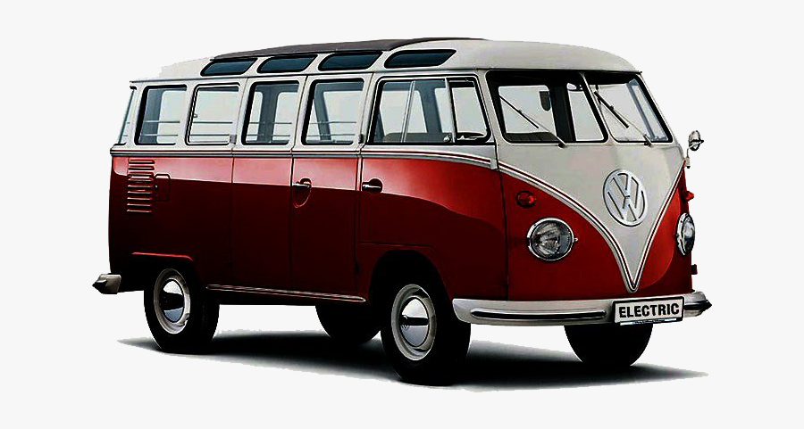 1950 Volkswagen T1 Samba Bus, Transparent Clipart