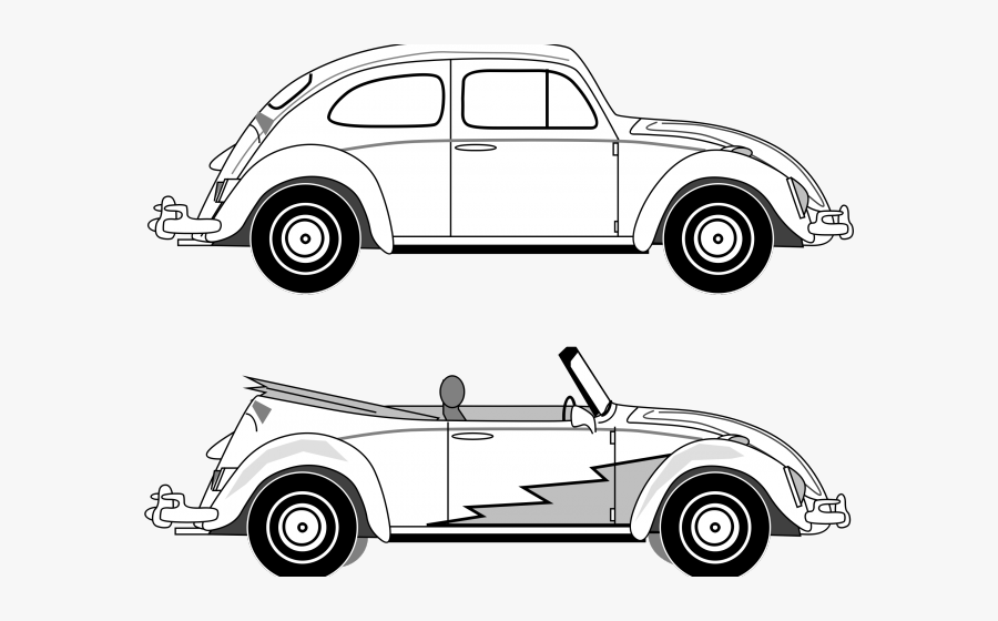 Volkswagen Beetle Size, Transparent Clipart