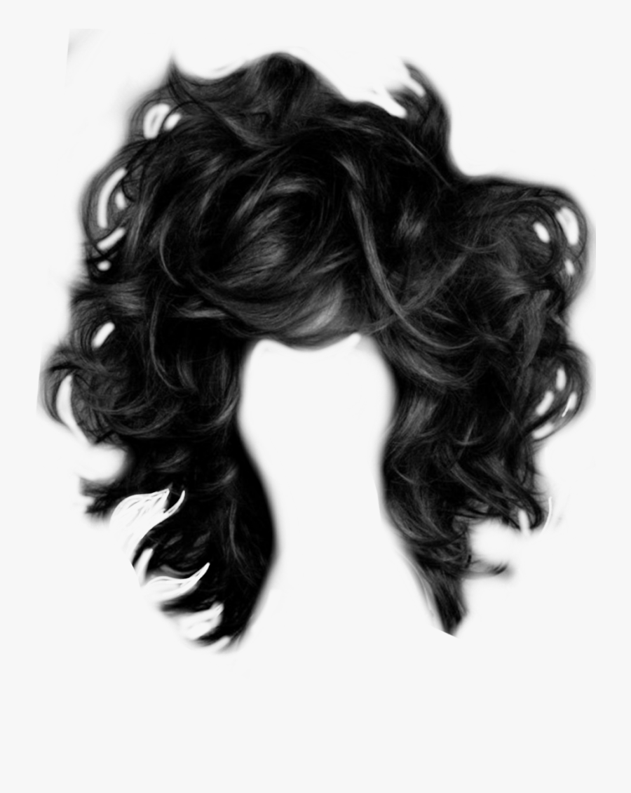 Wildhair Wig Hair Burnett Black Party Costume Disguise - Big Hair Png, Transparent Clipart