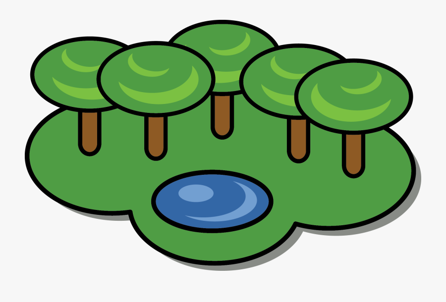 Cartoon Forest Clipart - Weather Chart, Transparent Clipart