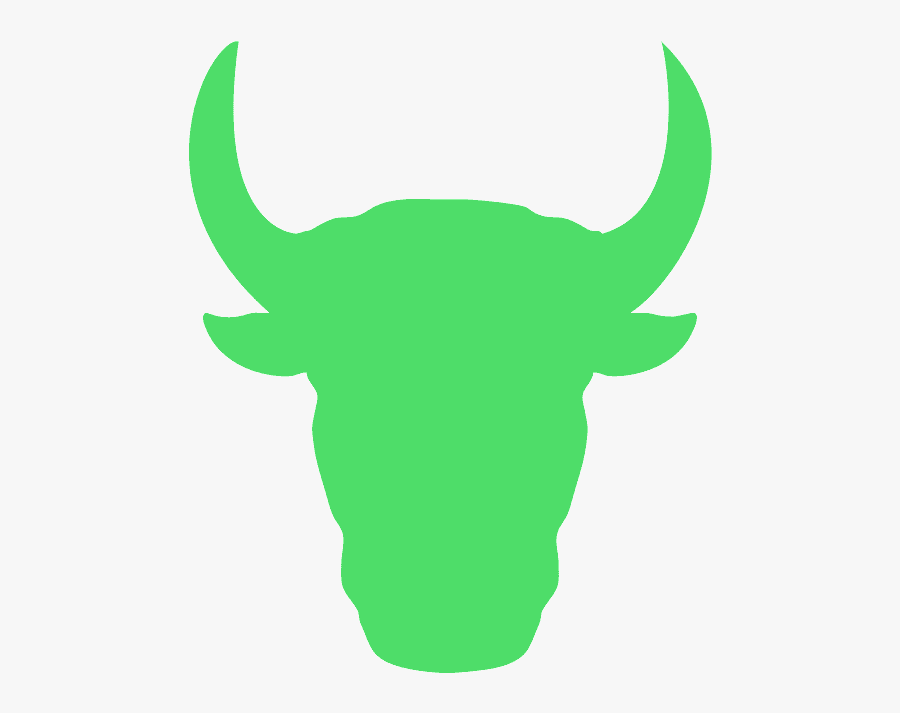 Silueta Cabeza De Toro, Transparent Clipart