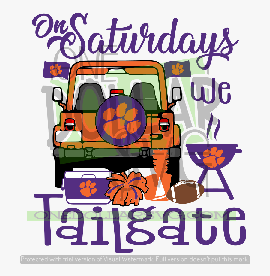 Tailgate Jeep Svg, Transparent Clipart