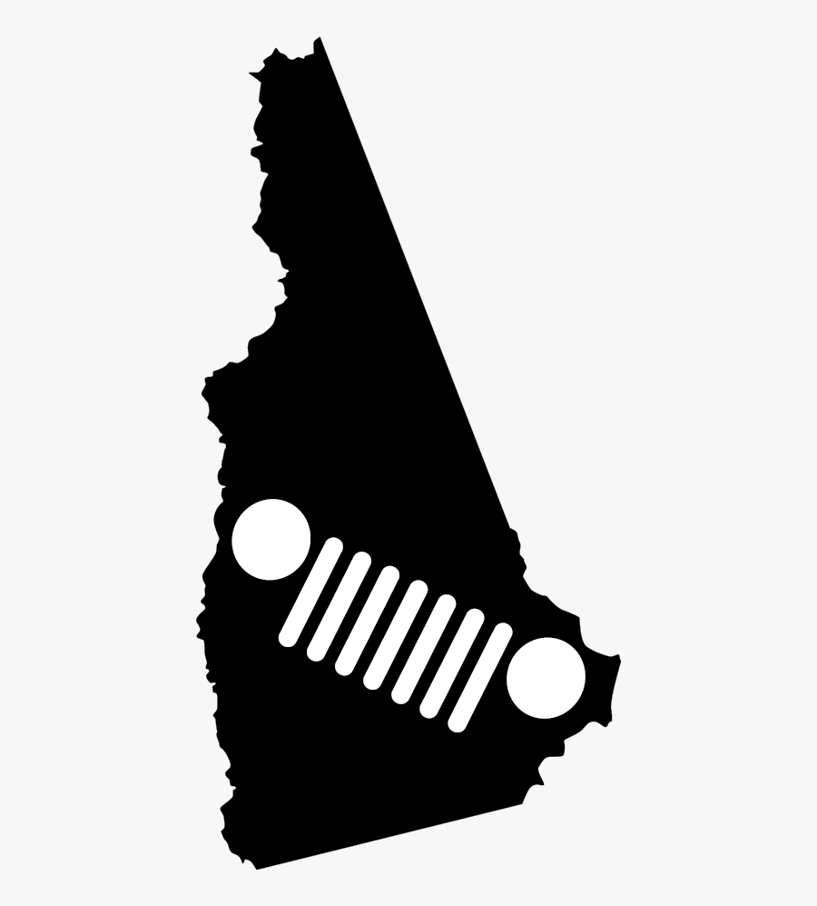 New Hampshire Grille Decal - New Hampshire Jeep Decal, Transparent Clipart