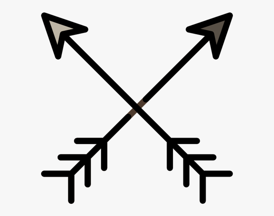 Vector Graphics Arrow Silhouette Image Design - Bow And Arrows Icon is a fr...