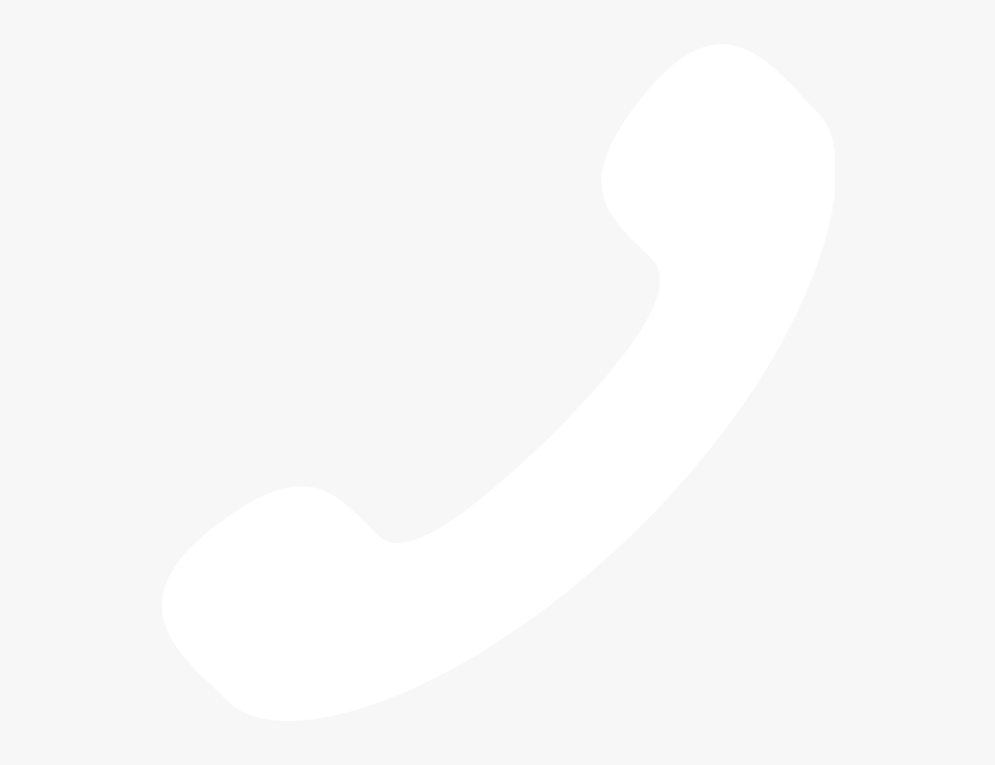 Phone Icon Logo In White, Transparent Clipart