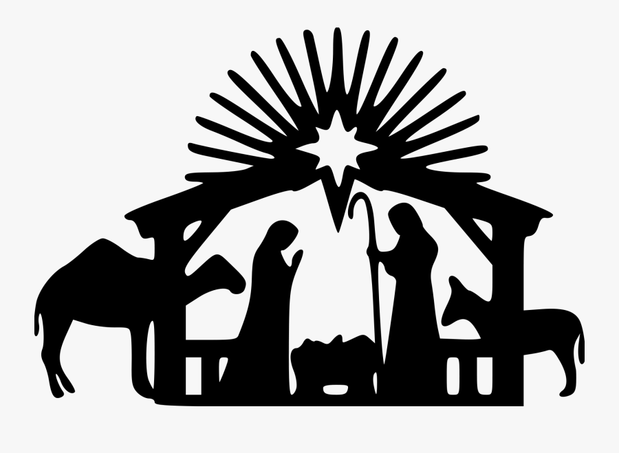 Nativity Homemade Christmas Cards, Transparent Clipart