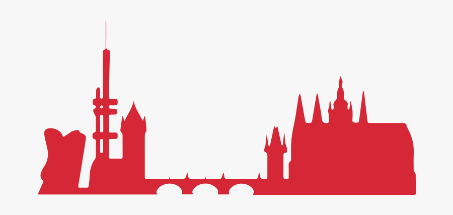 Prague - Prague Silhouette, Transparent Clipart
