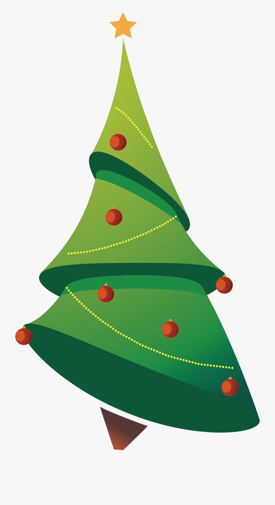 Vector Tree Christmas Cartoon Download Free Image Clipart - Christmas Vector Clipart Png Free, Transparent Clipart