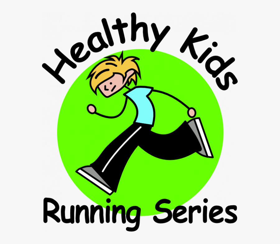 Transparent Kids Running Png - Healthy Kids Running Series Logo, Transparent Clipart