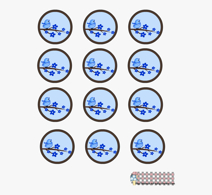 Transparent Baby Shower Clipart Boy - Etiquetas De Pajaritos Para Baby Shower, Transparent Clipart
