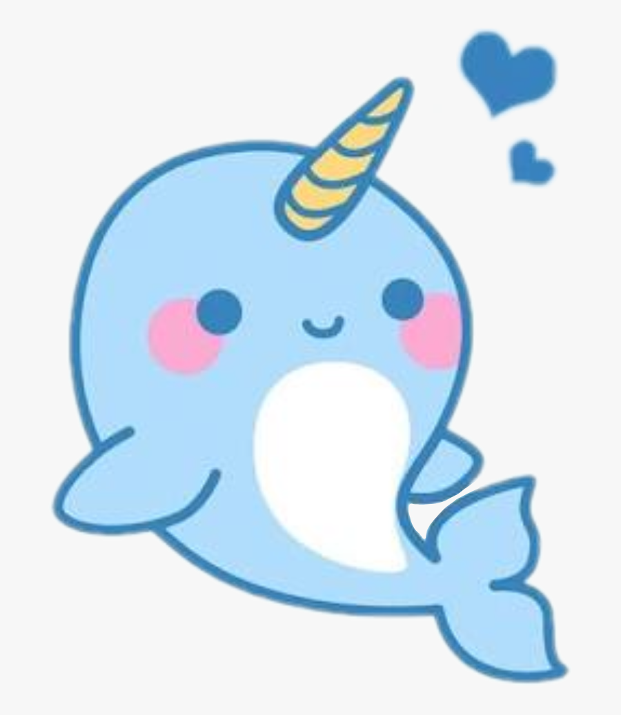 #cute #whale #kawaii#freetoedit - Kawaii Cute Whale, Transparent Clipart