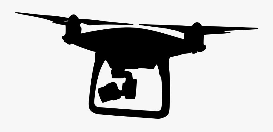 Drone Silhouette Png, Transparent Clipart