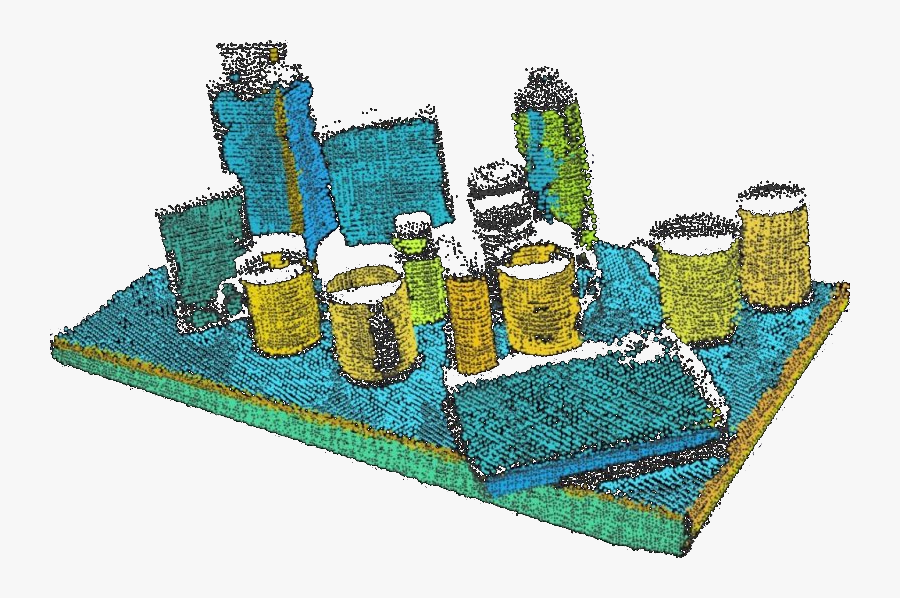 Point Cloud Object Segmentation, Transparent Clipart
