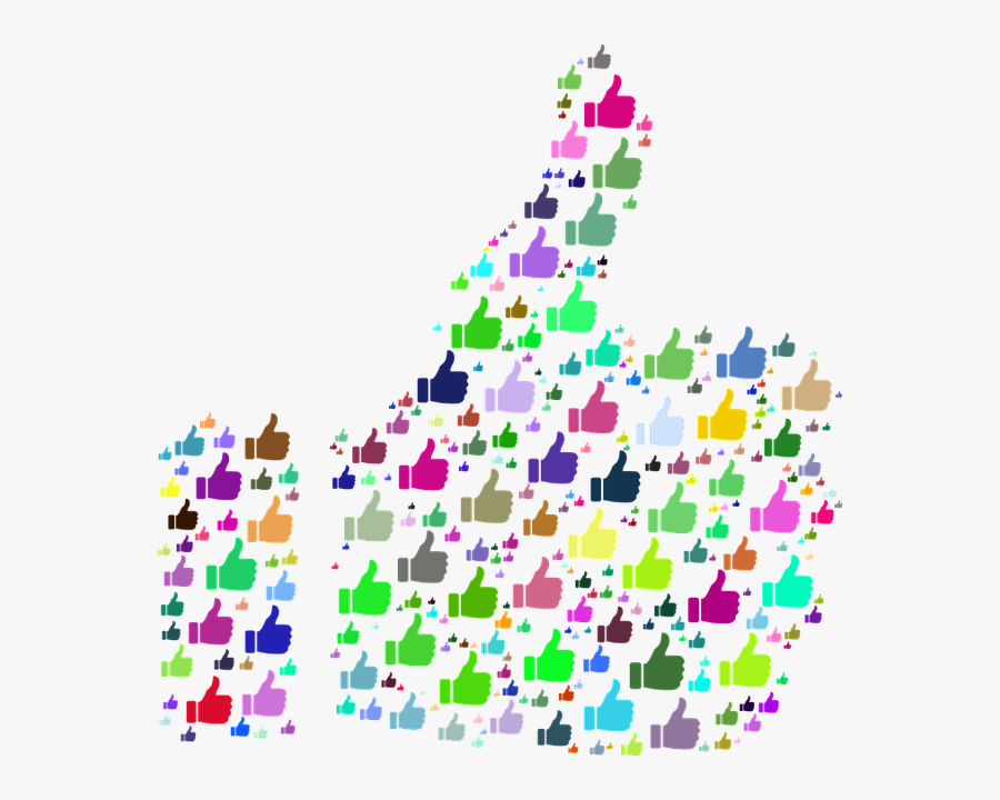Colorful-1197308 640 - Thumbs Up Png Colorful, Transparent Clipart