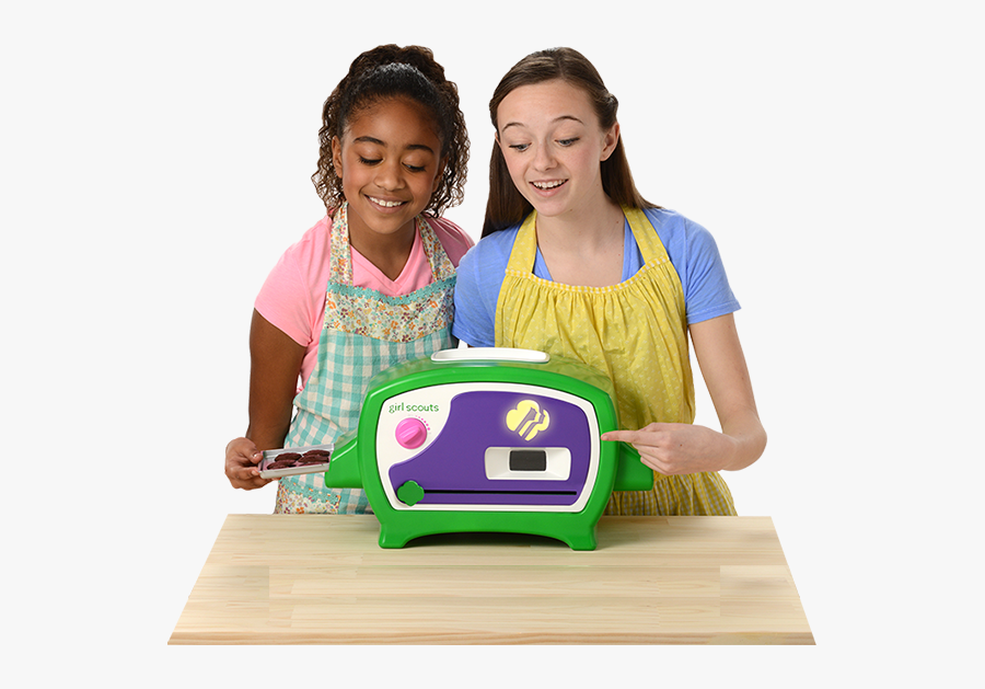 Introducing The Girl Scouts Cookie Oven - Girl Scout Oven, Transparent Clipart