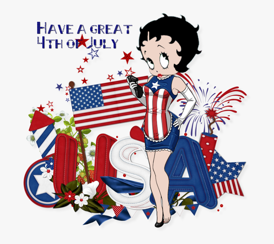 Usa Betty Boop, Transparent Clipart