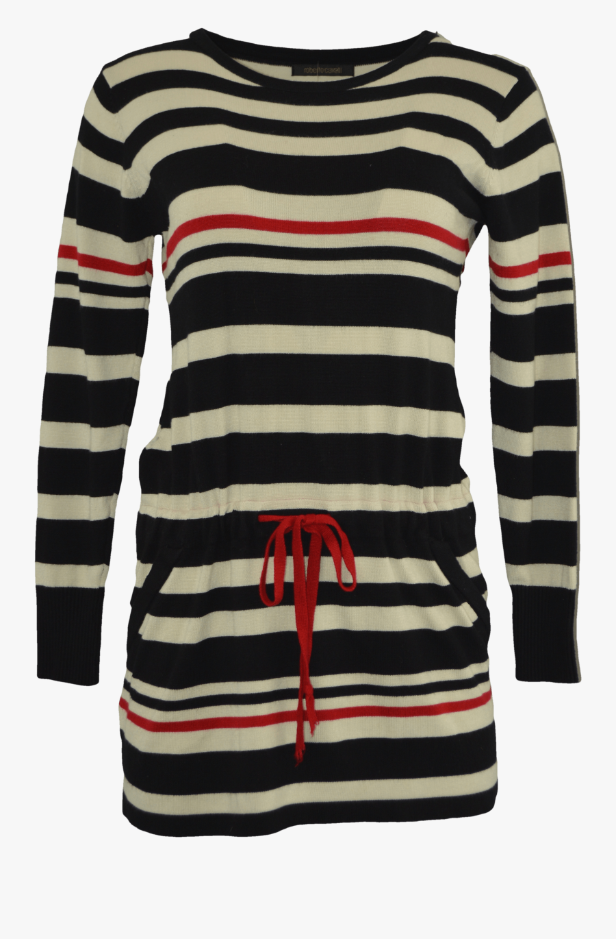 90"s Red, White, And Blue Striped Sweater Dress By - Sweater, Transparent Clipart