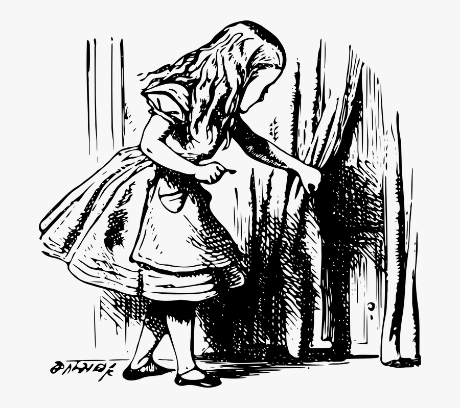 Alice In Wonderland Original Png, Transparent Clipart