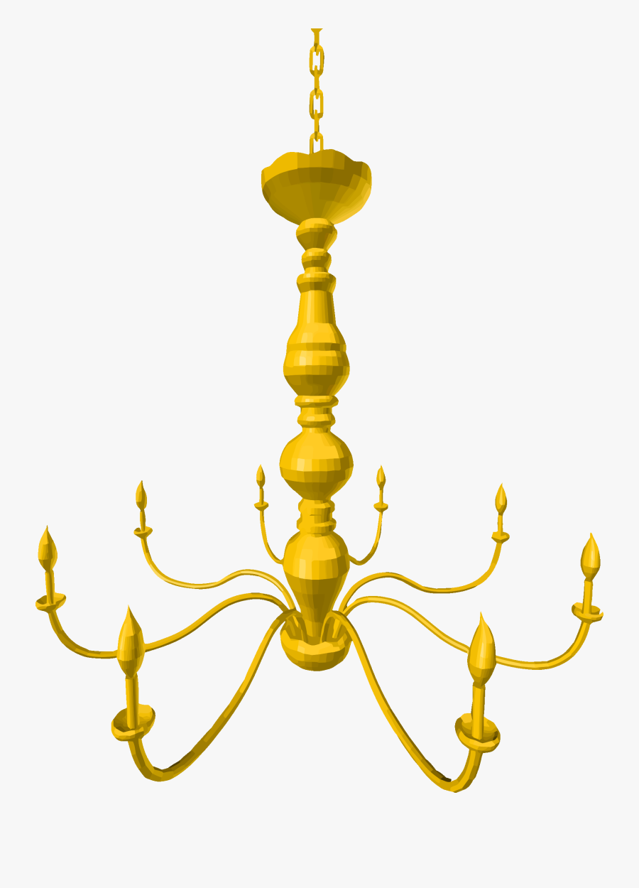 Transparent Chandelier Vector Png - Clipart Chandelier Gold Png, Transparent Clipart