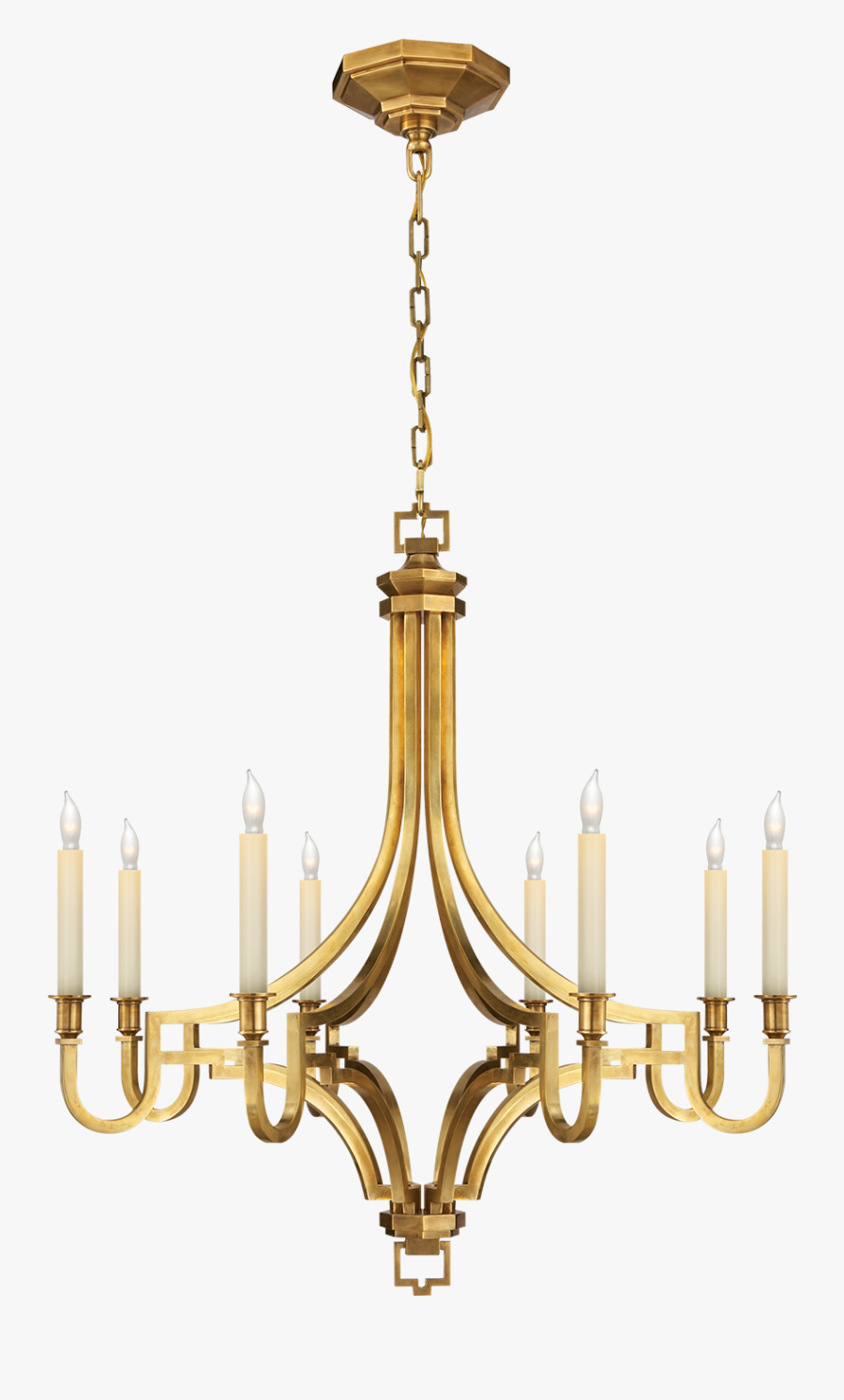 Visual Comfort Mykonos Chandelier, Transparent Clipart