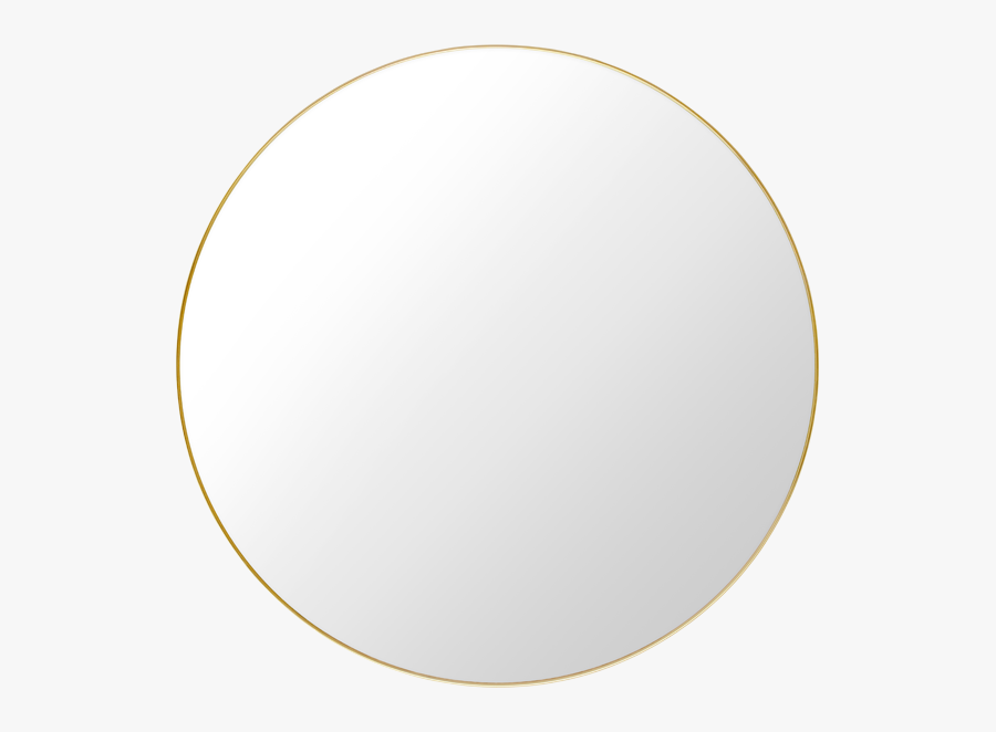 Transparent Hand Mirror Clipart - Gubi Round Mirror, Transparent Clipart