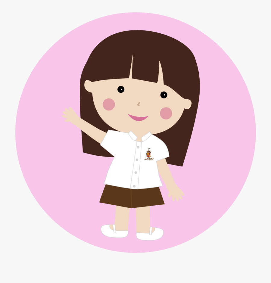 Toddler Girl Icon, Transparent Clipart