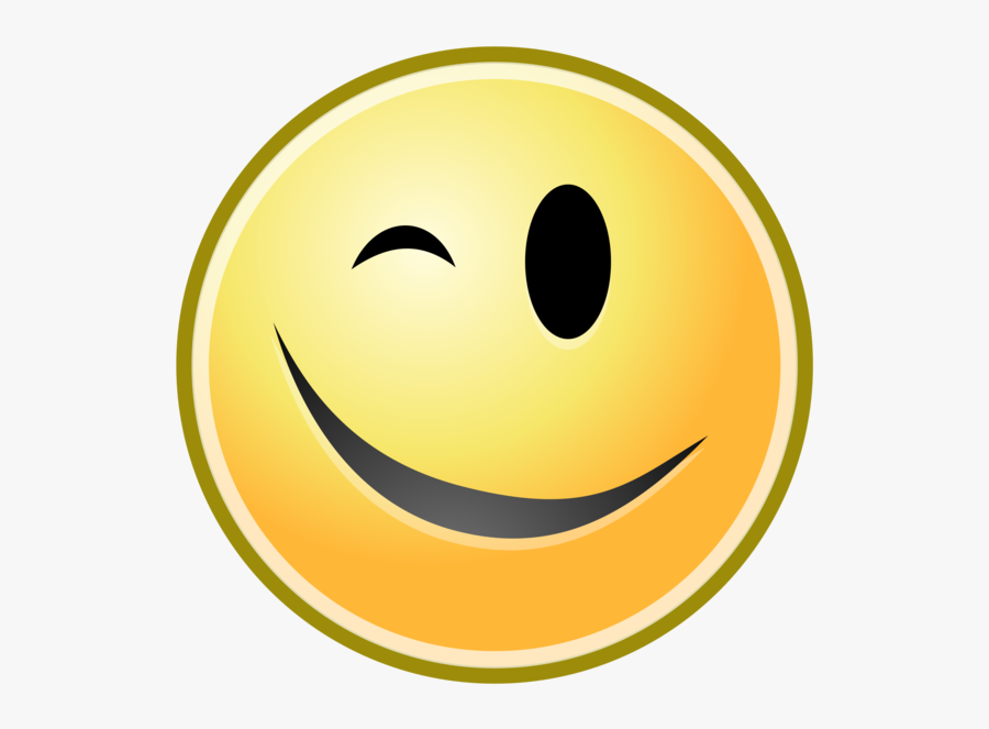 Emoticon Emotion Smiley Clin D Oeil Free Transparent Clipart Clipartkey