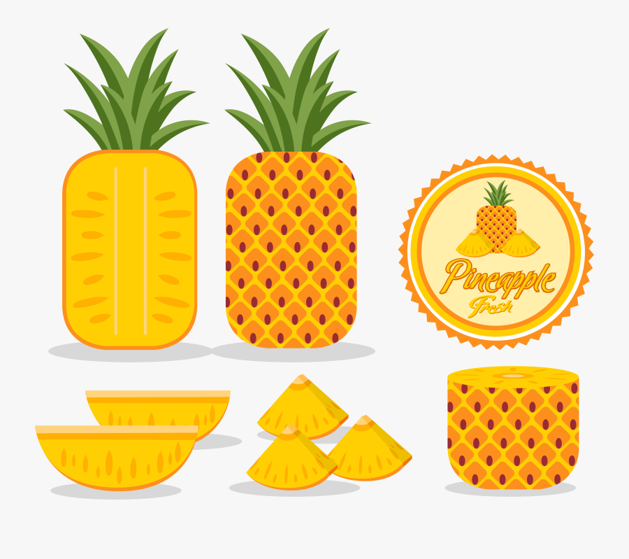 Adobe Illustrator Logo Yellow - Outline Drawing Pineapple Shape, Transparent Clipart