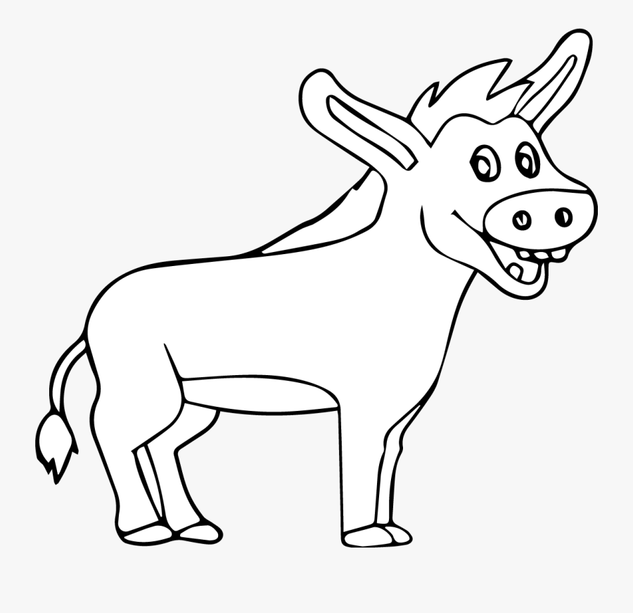 Donkey Clipart Bible - Cartoon, Transparent Clipart