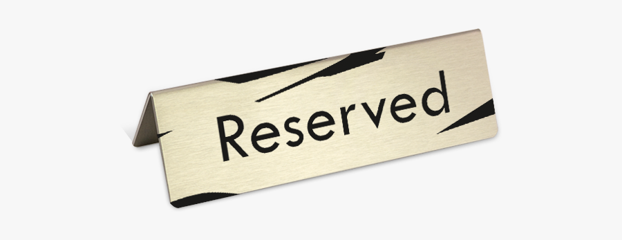 Clip Art Reserved Table - Wood, Transparent Clipart