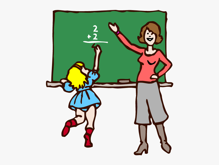 School Clip Art - Teacher In Action Clipart, Transparent Clipart