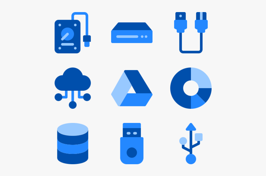 External Hard Drive, Transparent Clipart