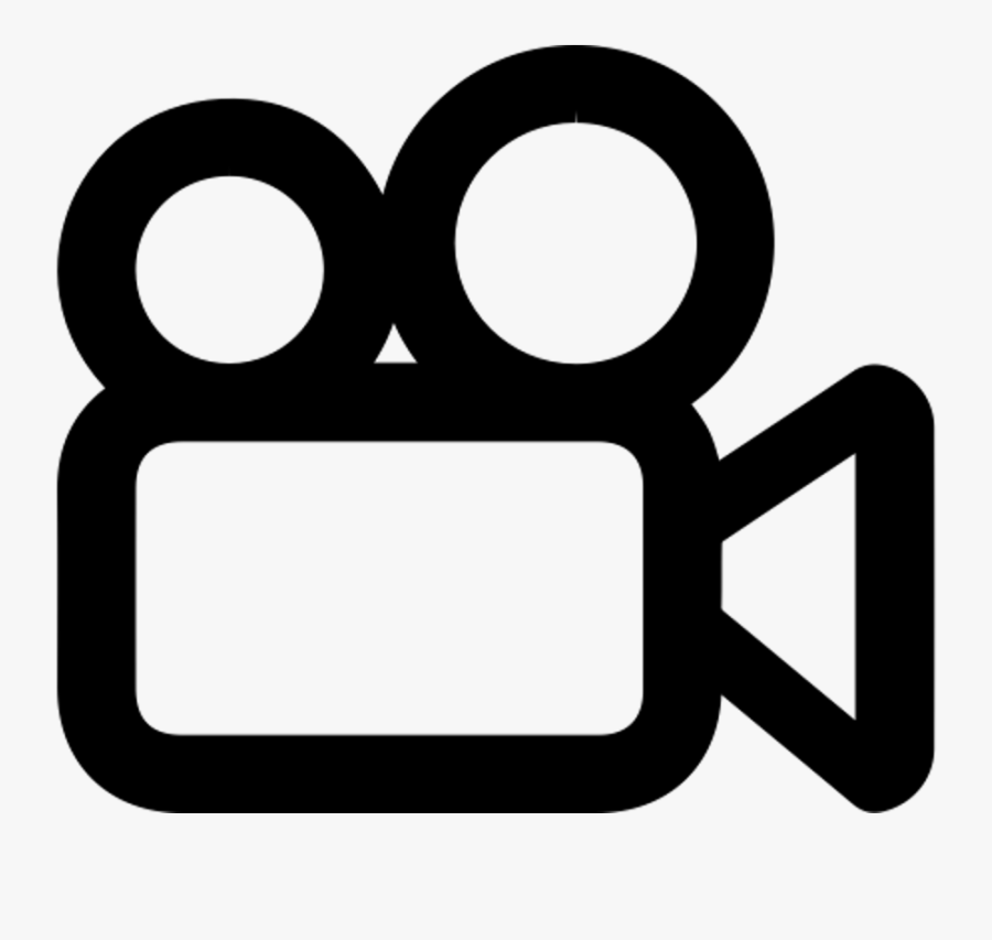 Video Icon Black And White, Transparent Clipart