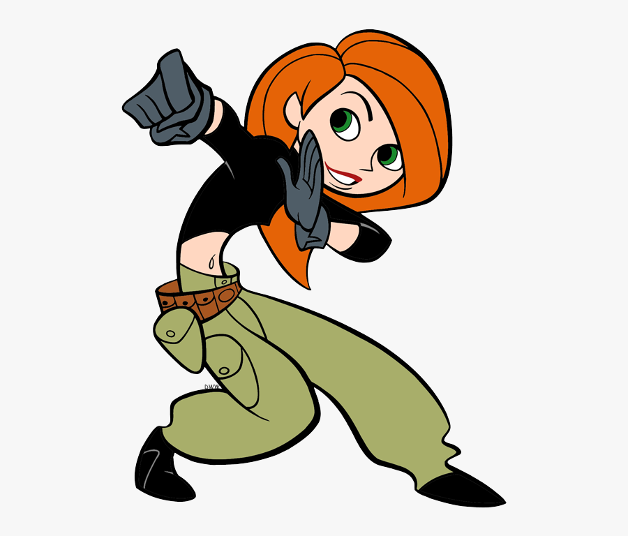 Kim Possible Clip Art Transparent Background - Cartoon Character Kim Possible, Transparent Clipart