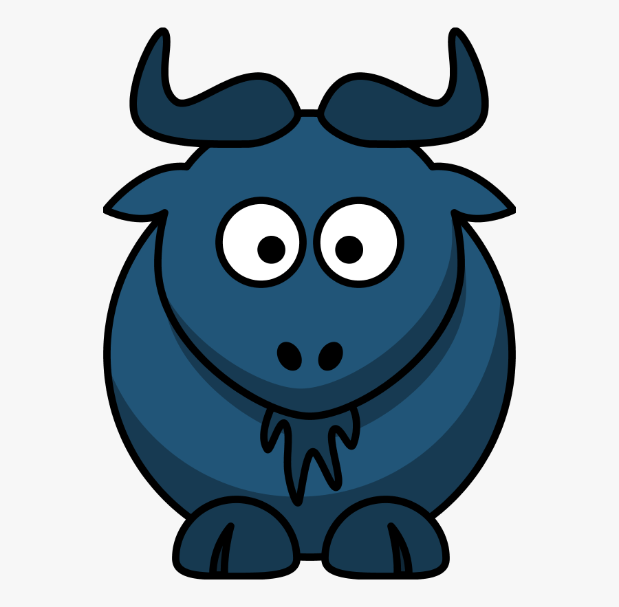 Bull Cartoon Funny - Gnu Clipart, Transparent Clipart