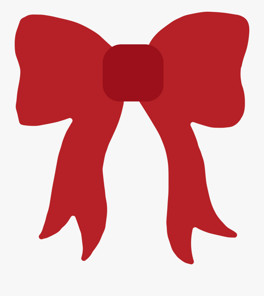 Christmas Bow Svg Cut File, Transparent Clipart