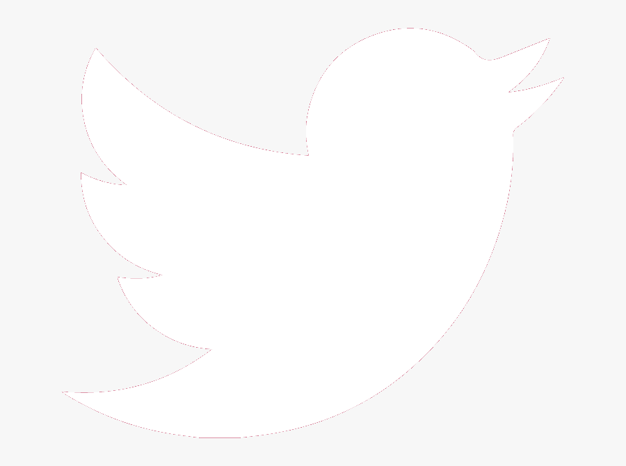 White Twitter Logo Vector, Transparent Clipart