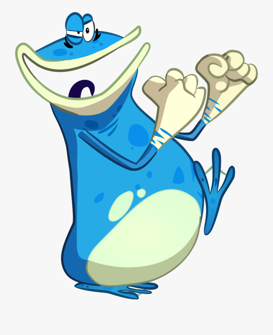 Globox Is A Character Many Gamers Will Recognize From - Blue Guy From Rayman, Transparent Clipart