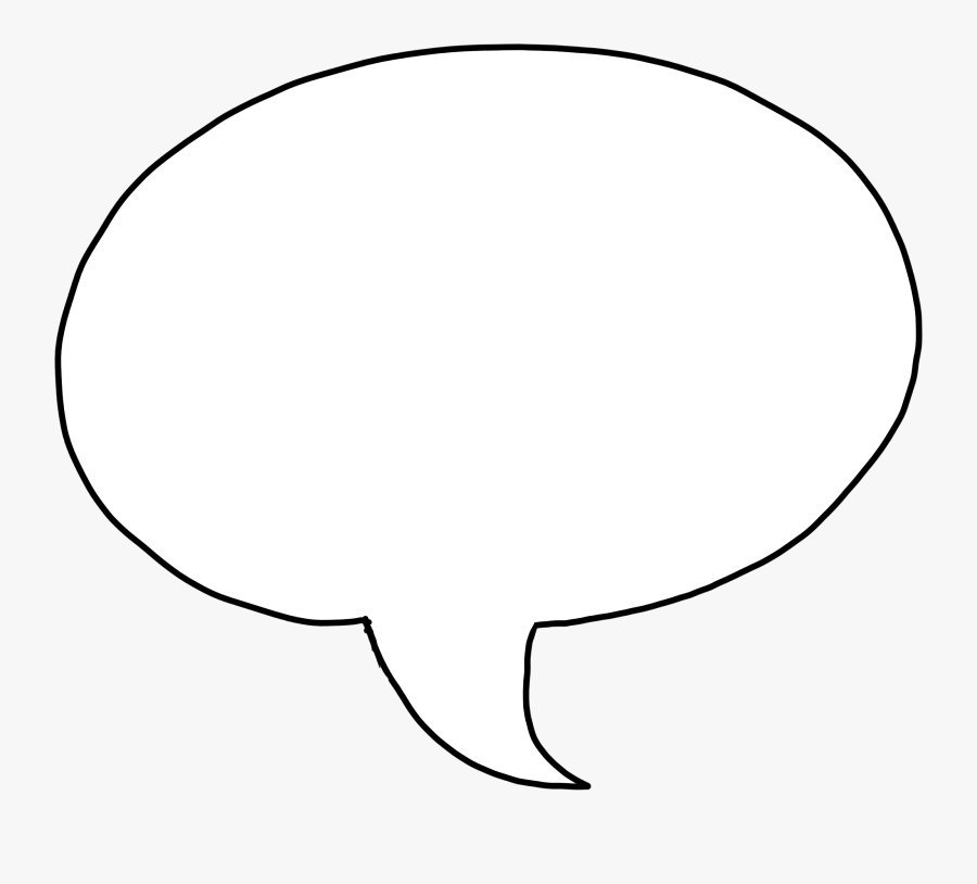 Speech Bubble Black Background, Transparent Clipart