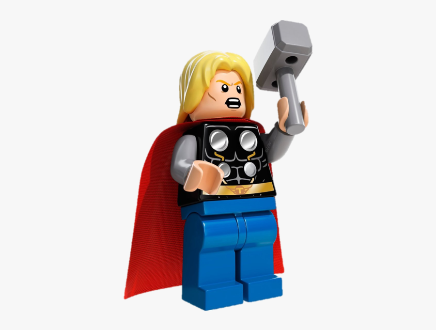 Toy Lego Thor Heroes Super Avengers Block - Lego Super Heroes Png, Transparent Clipart