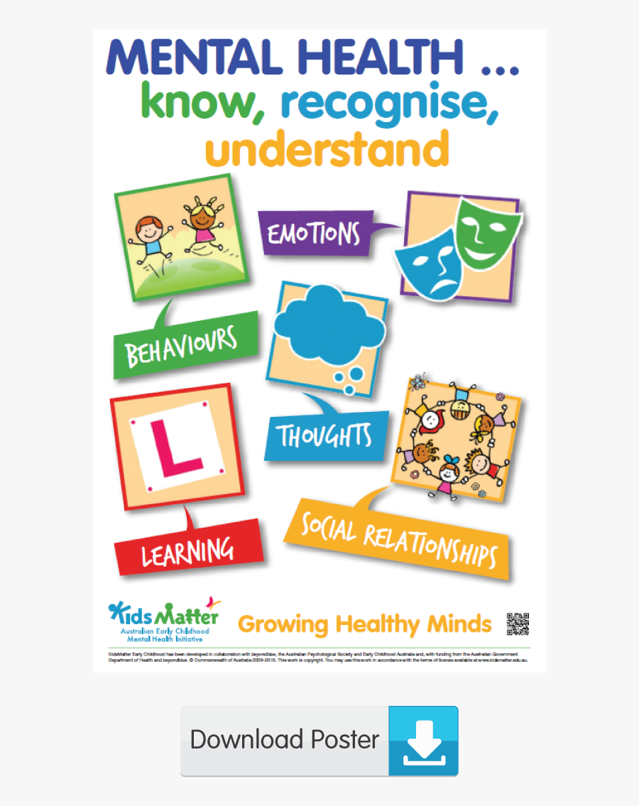 Mental Health Poster Australia, Transparent Clipart