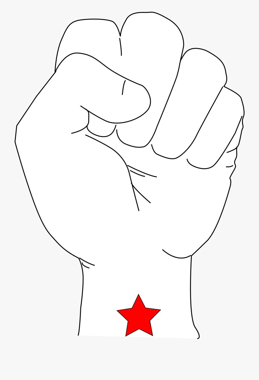 Fist Clipart Revolution Fist - Illustration, Transparent Clipart